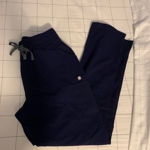 Navy figs high waisted yolas